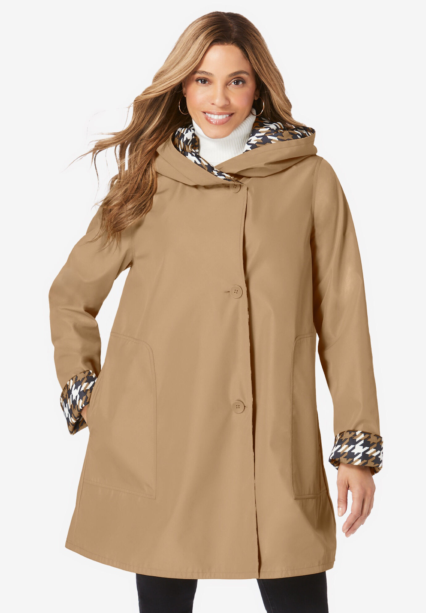 Plus size sale womens raincoat