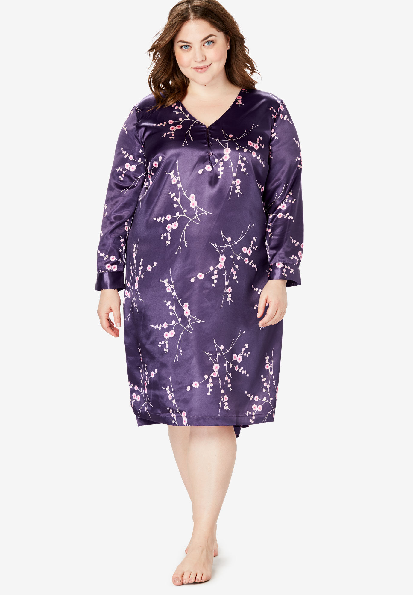 plus size sleepwear gowns