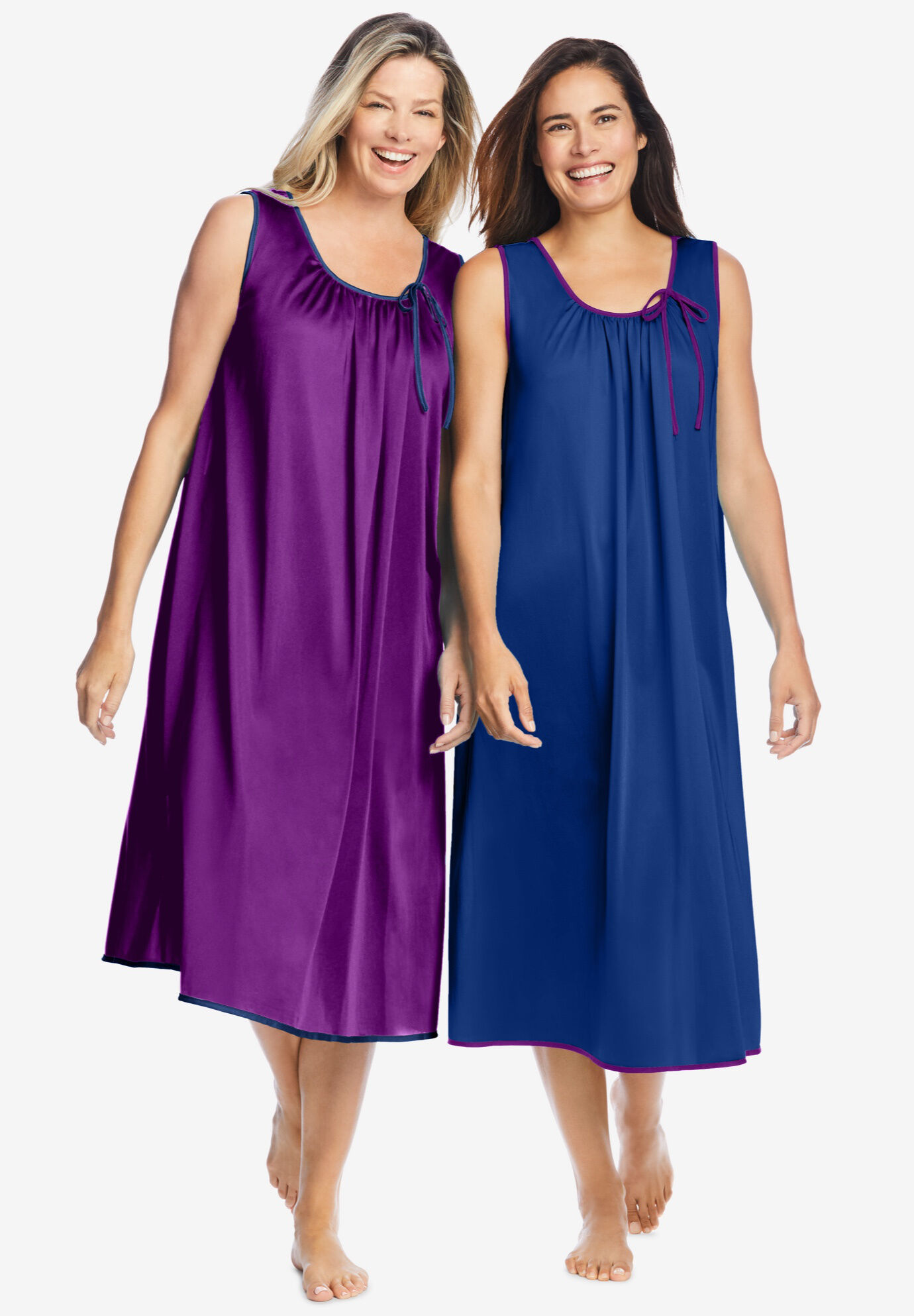 plus size sleeveless nightgowns