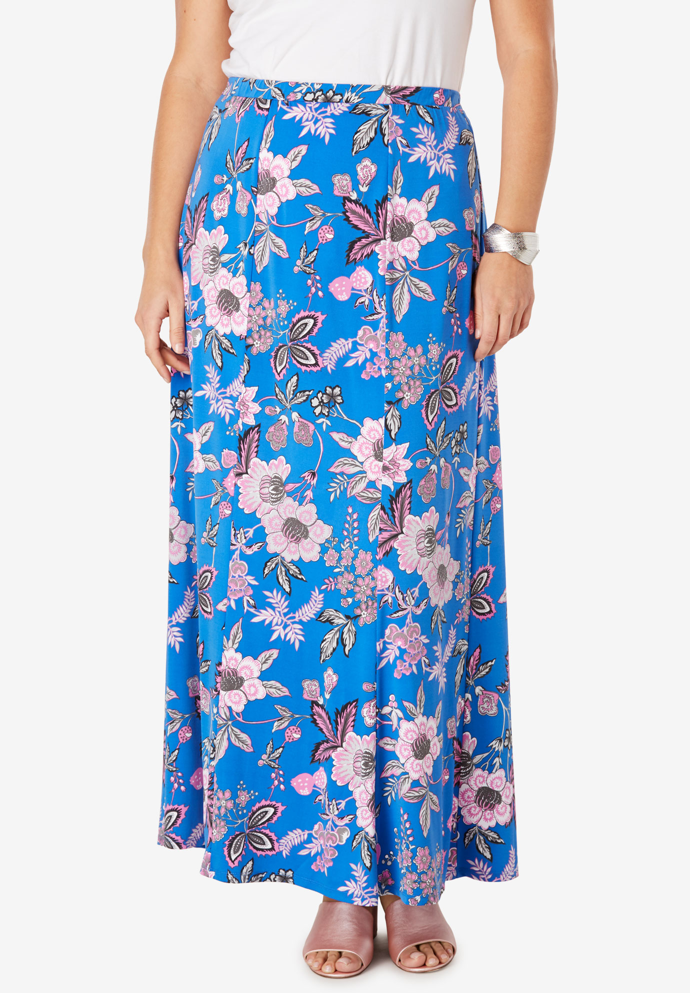 Travel Knit Maxi Skirt| Plus Size Skirts | Jessica London