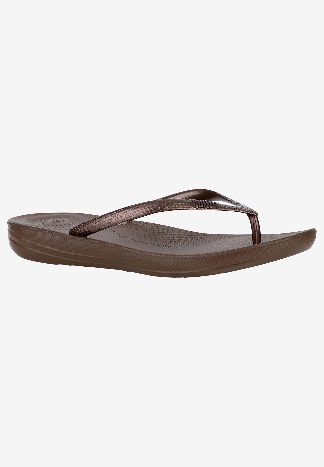 Iqushion Ergonomic Flip-Flop Sandal by FitFlop| Plus Size Casual ...