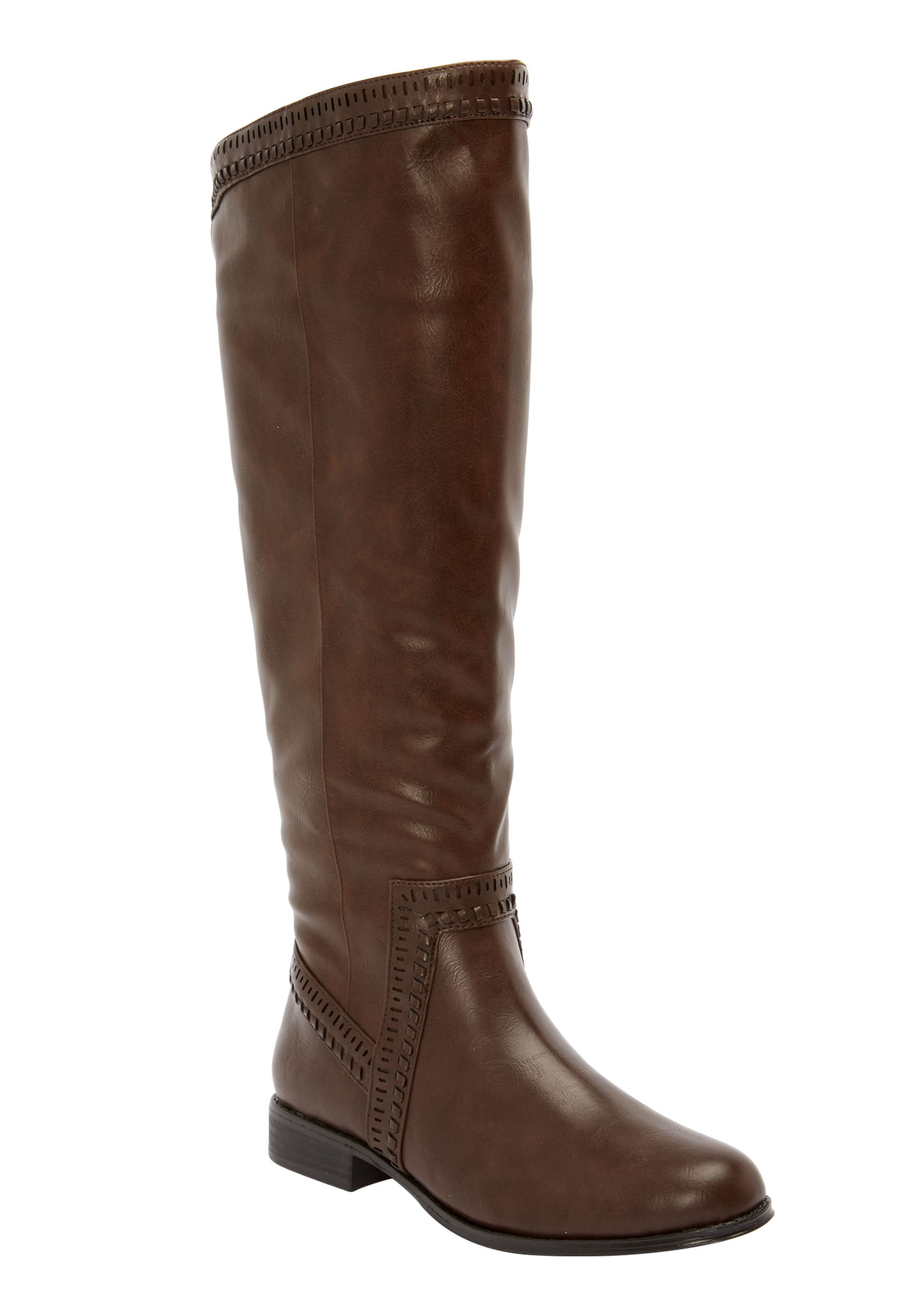 The Malina Wide Calf Boot by Comfortview®| Plus Size Tall Boots ...