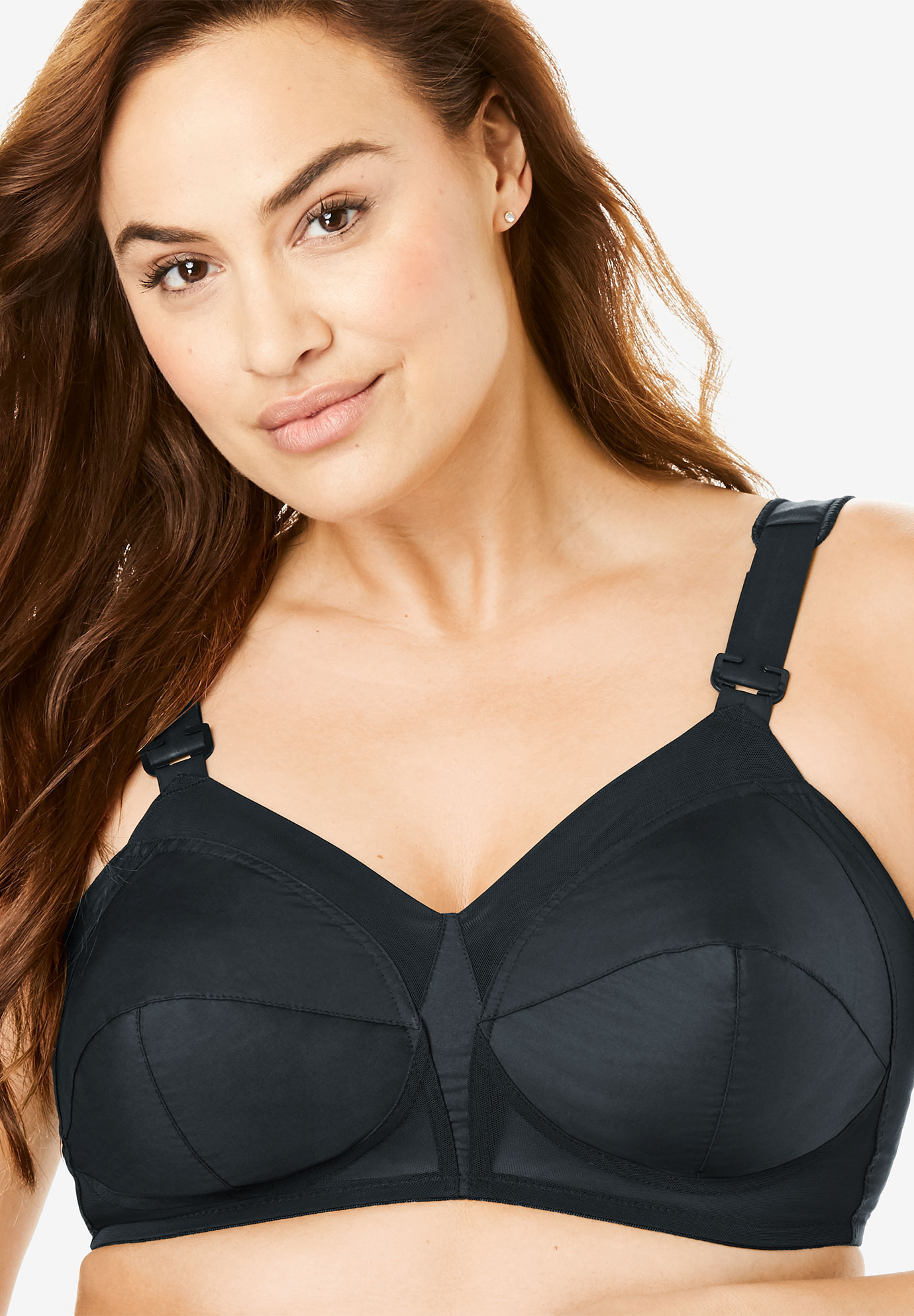 Exquisite Form Fully Original Support Wireless Bra 5100532 Plus Size 