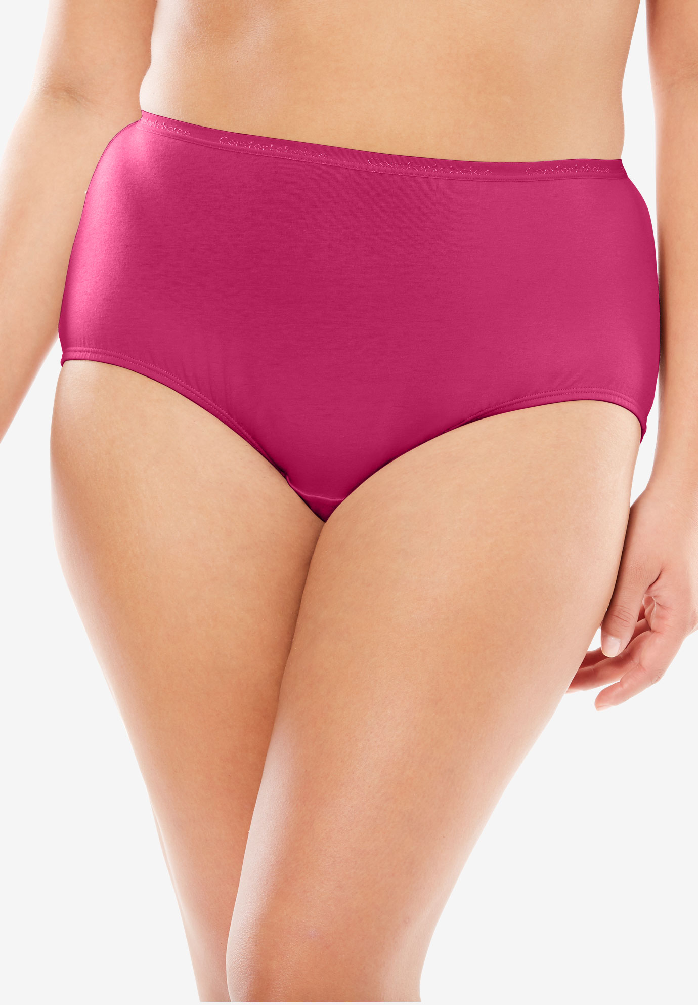 Cotton Full Cut Brief By Comfort Choice® Plus Size Panties Jessica London 0597