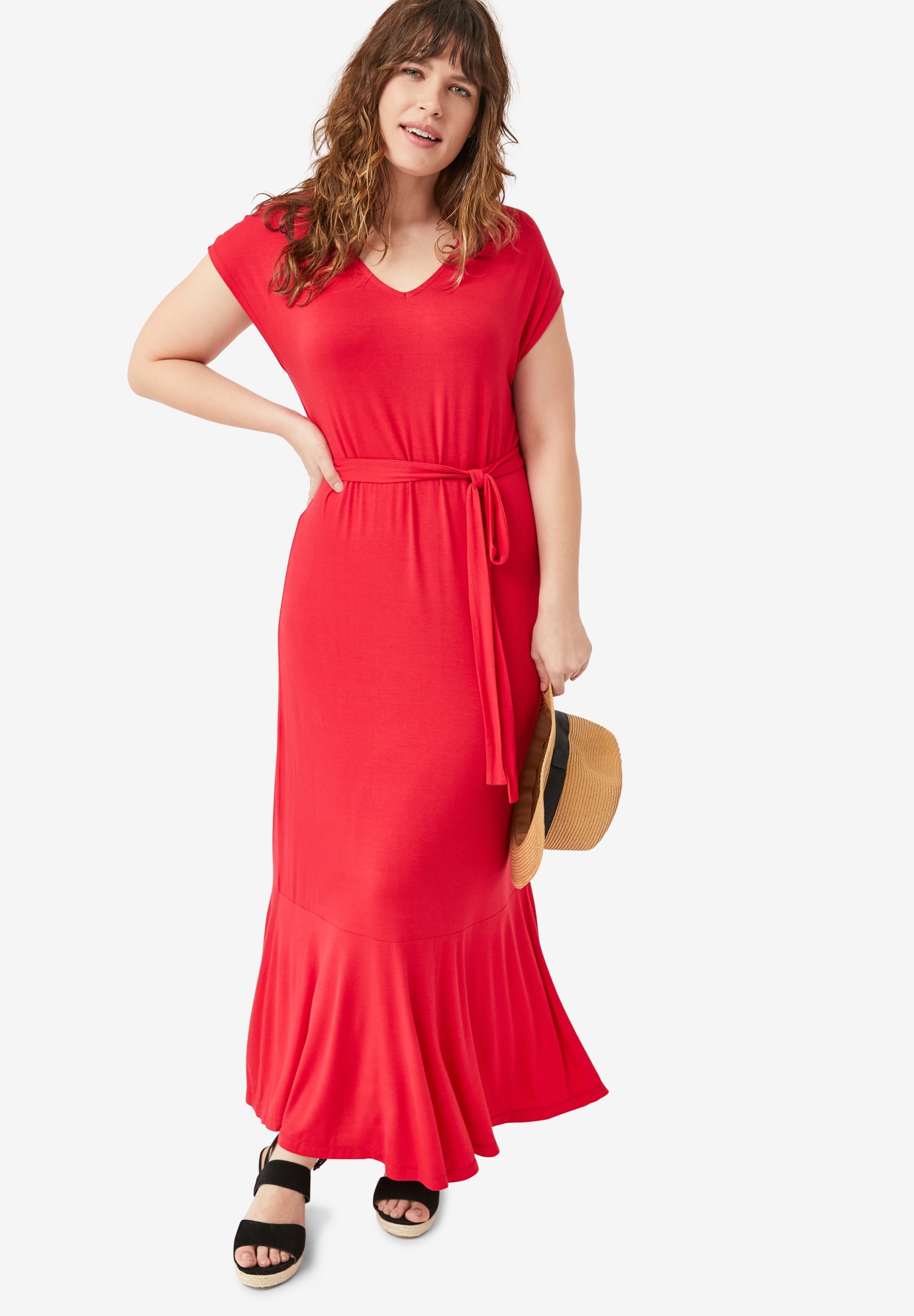 VNeck Maxi Dress Jessica London